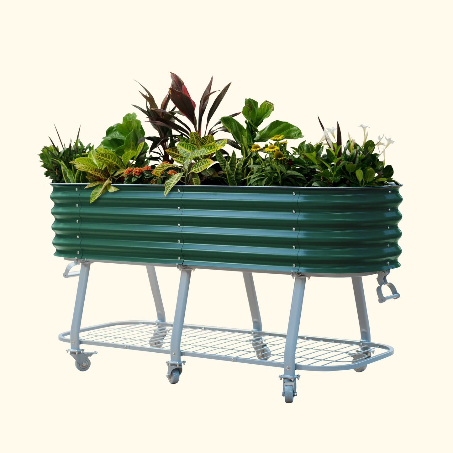 Vego Rolling Elevated Raised Garden Bed Self Watering