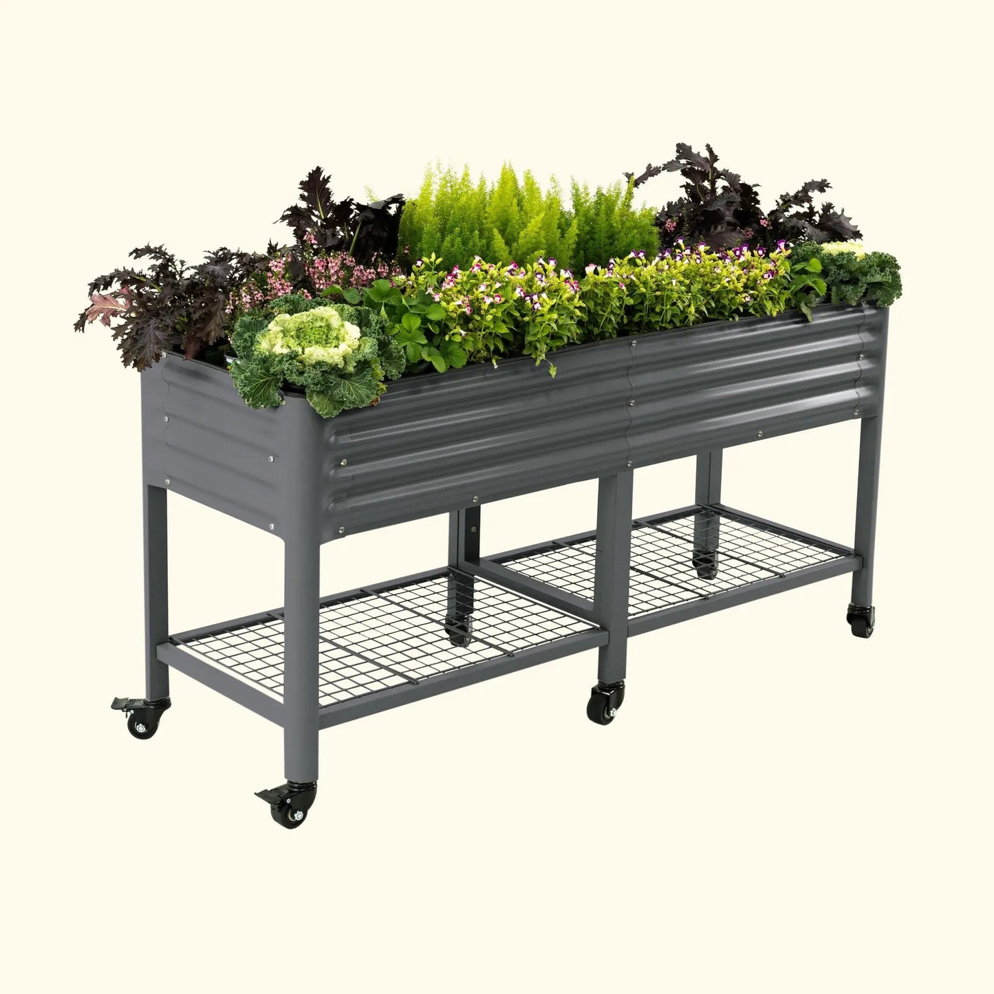 Elevated Garden Bed 2 by 6 ft Durable and Easy