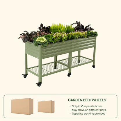 Elevated Garden Bed 2 by 6 ft Durable and Easy
