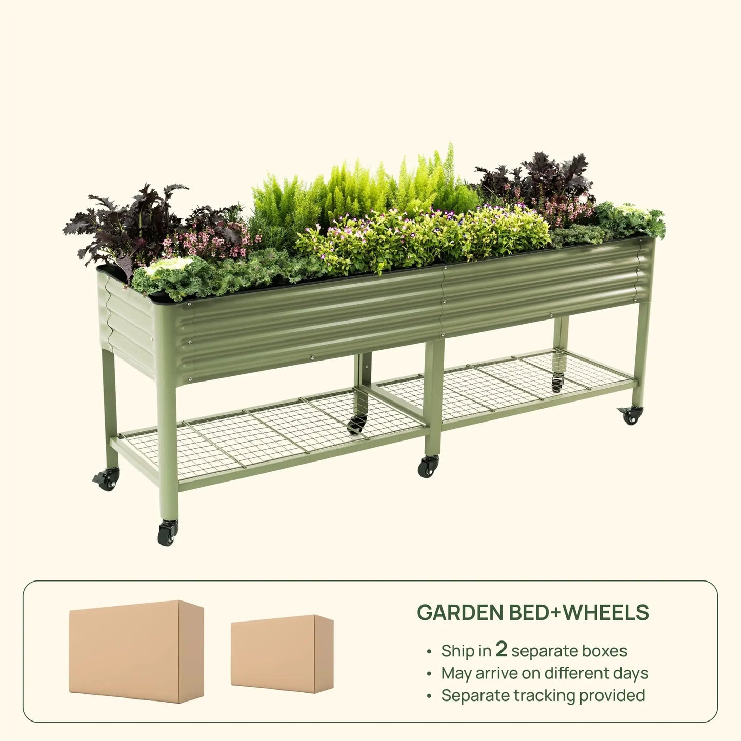 Elevated Garden Bed For Patios Decks 2ft By 8ft