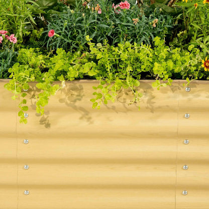 17 Inch Tall Raised Garden Bed 6 In 1 Modular by Vego Garden wooden planter with greens on Tampa Home & Garden Store