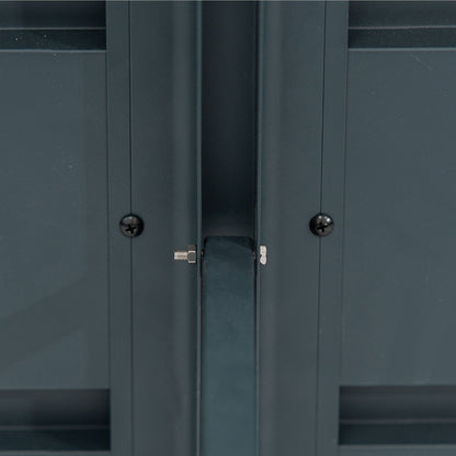 17" Tall Modern Raised Garden Bed 42" x 42" Metal