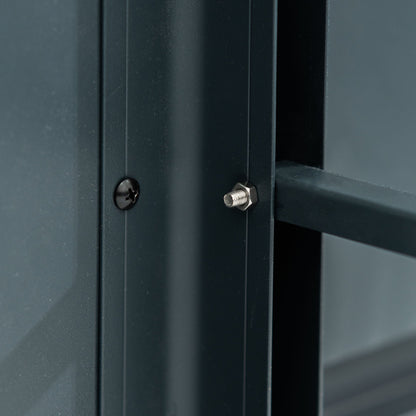 17" Tall Modern Raised Garden Bed 42" x 42" Metal