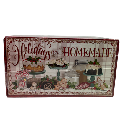 Boîte de fiches recettes pour les fêtes faites maison