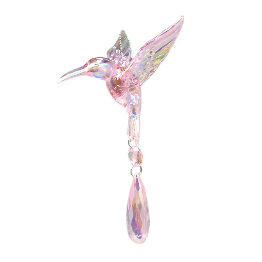 Acrylic Iridescent Hummingbird Ornament - - Tampa Home & Garden Store