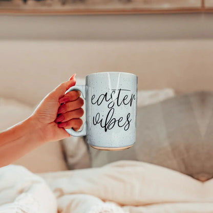 Easter Vibes Mug 16.23oz Coffee Cup Pink