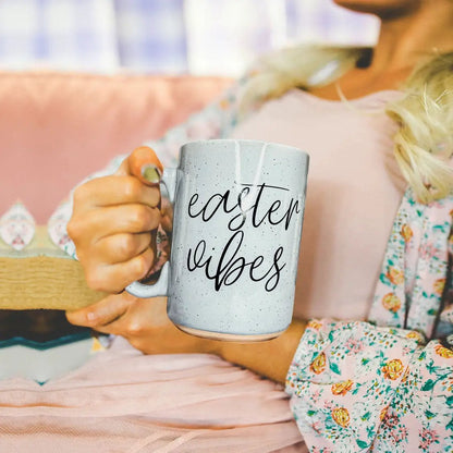 Easter Vibes Mug 16.23oz Coffee Cup Pink