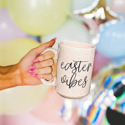 Easter Vibes Mug 16.23oz Coffee Cup Pink