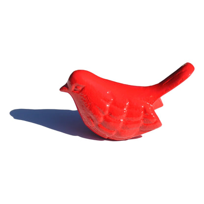 Vibhsa red bird figurine symbolizing health and happiness on Tampa Home & Garden Store