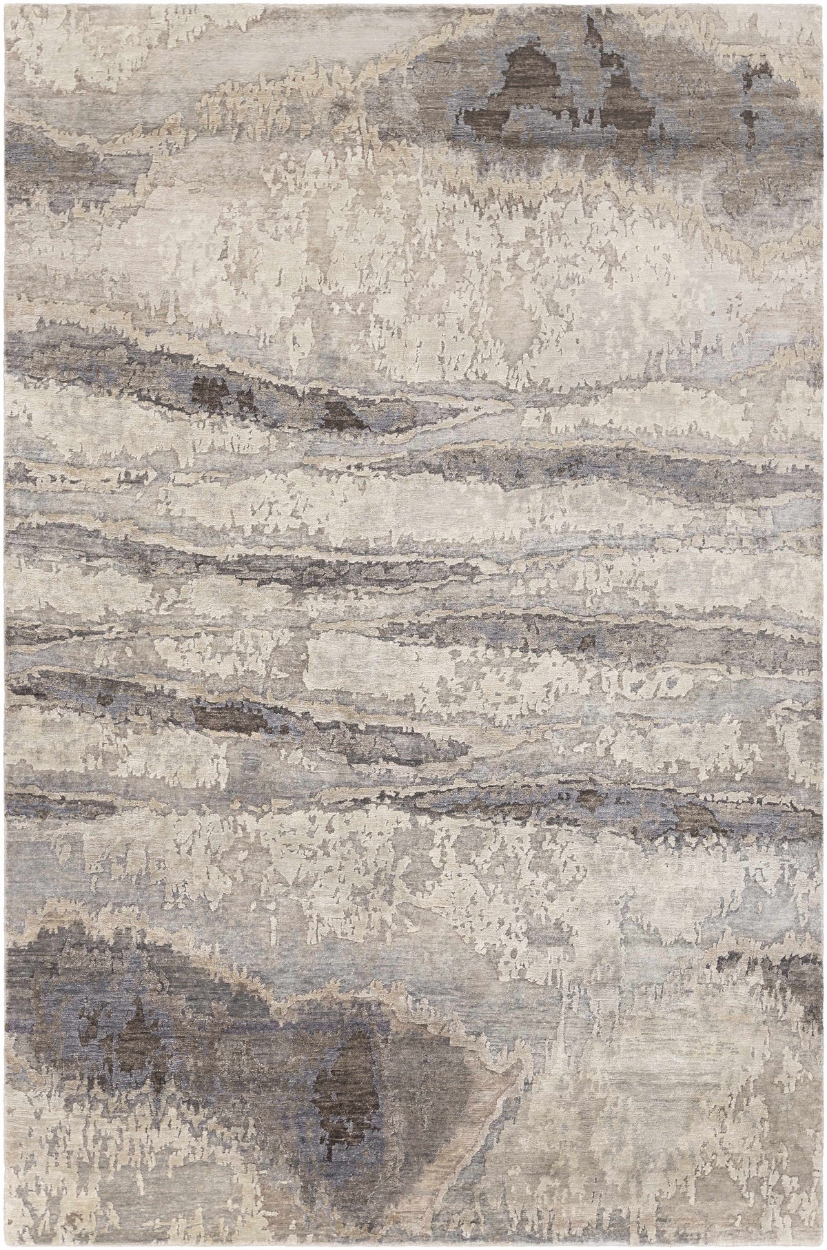 Vincentown Area Rug Clearance abstract neutral beige gray tones by Boutique Rugs on Tampa Home & Garden Store