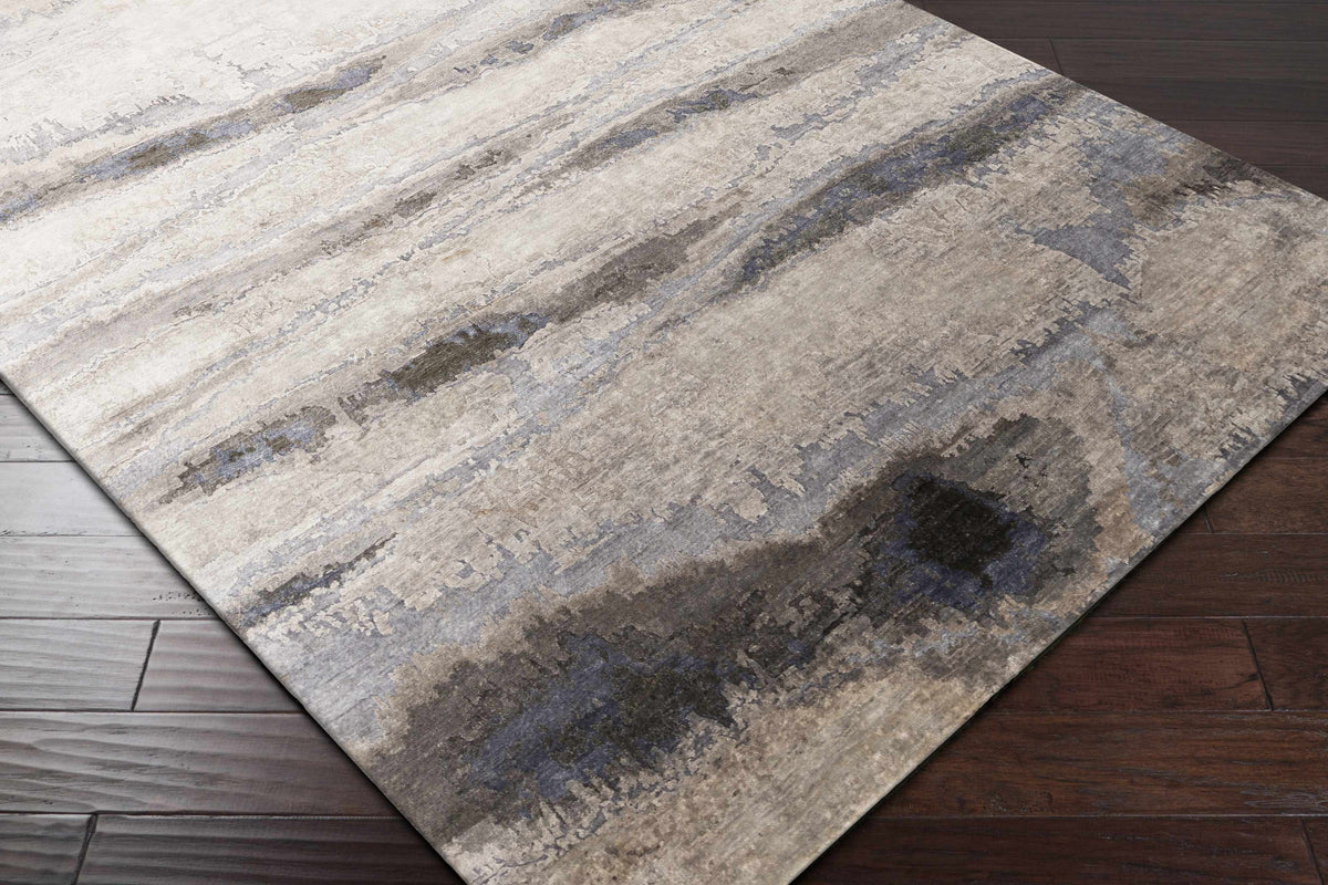 Vincentown Area Rug beige gray abstract pattern by Boutique Rugs Clearance on Tampa Home & Garden Store