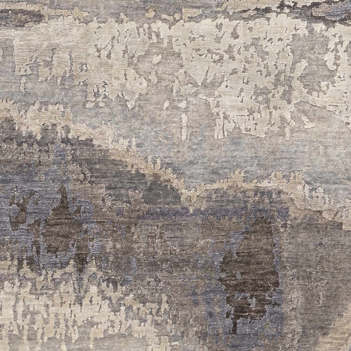Vincentown Area Rug in gray and beige with an abstract distressed pattern Boutique Rugs on Tampa Home & Garden Store