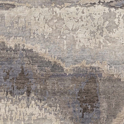 Vincentown Area Rug in gray and beige with an abstract distressed pattern Boutique Rugs on Tampa Home & Garden Store