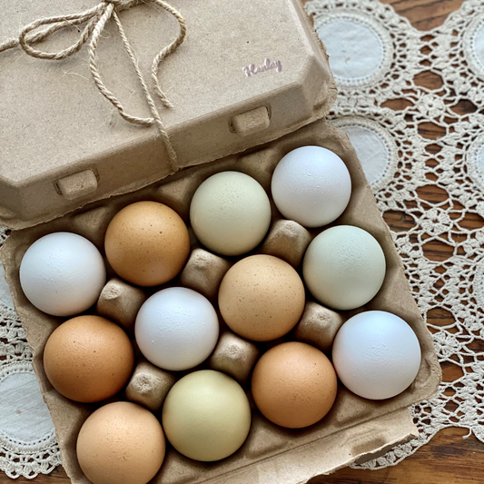Henlay Vintage Blank Egg Cartons, Classic 3x4 Design, 2 Colors, 25, 75, or 200 Pack - Tampa Home & Garden Store
