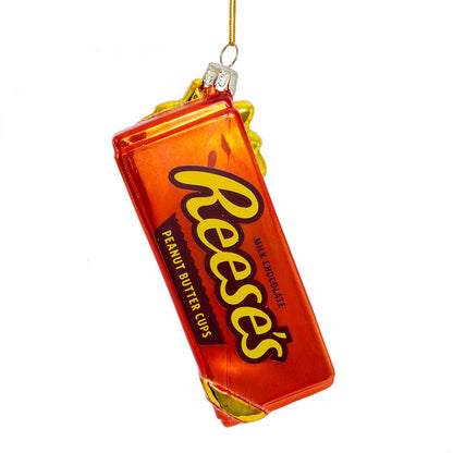 Adorno de tazas de mantequilla de maní de Reese's de vidrio