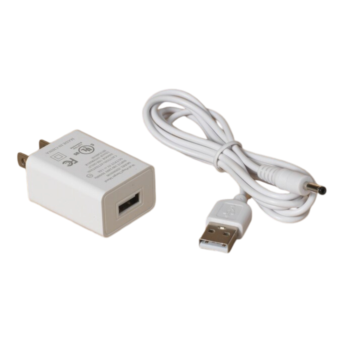 Câble USB avec adaptateur secteur - 1,2 mètre de long