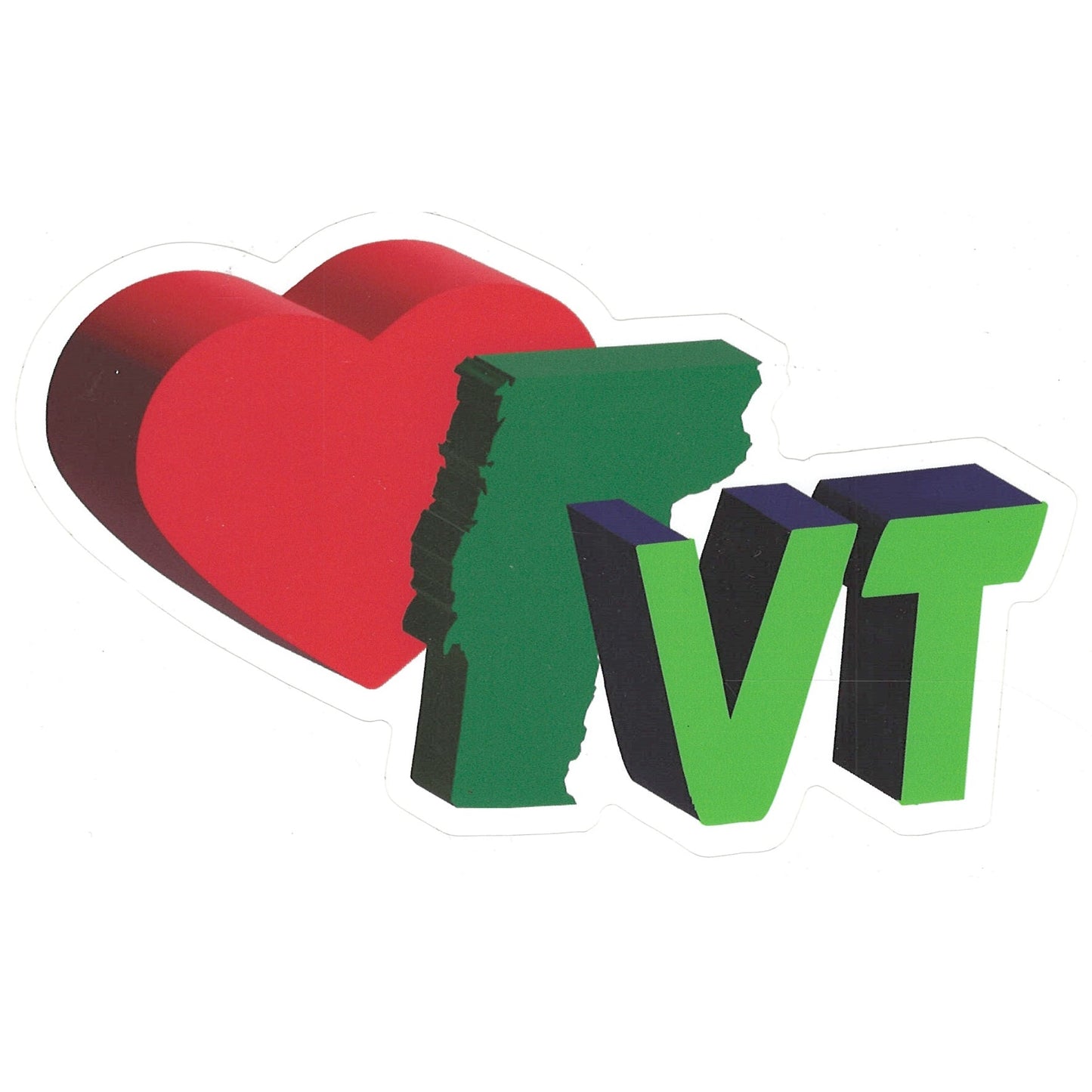 Amor - Calcomanía de Vermont