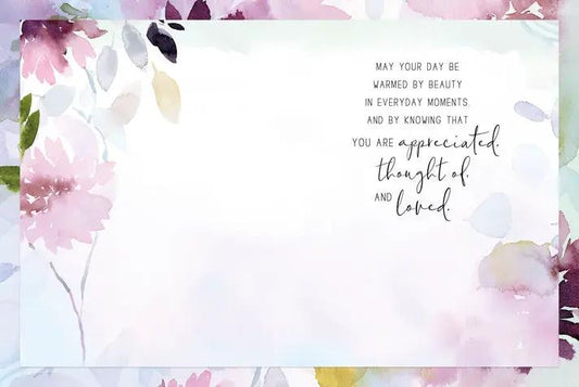 Thinking of You Birthday Card for Someone Special with pastel watercolor border by The Country Christmas Loft on Tampa Home & Garden Store