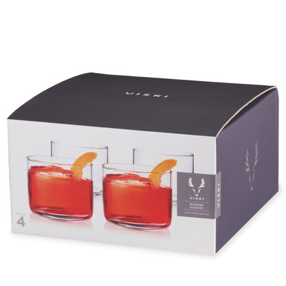 Raye Crystal Negroni Cocktail Glasses Set Of 4