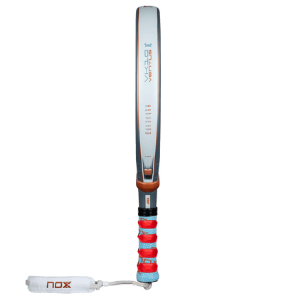 NOX VK Ventus Control 12K 2026 Padel Racket white body with orange accents, blue grip on Tampa Home & Garden Store