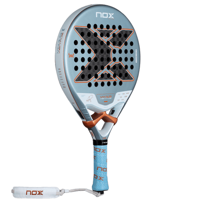 Padel racket NOX VK Ventus Control 12K 2026 with light blue frame and orange accents on Tampa Home & Garden Store