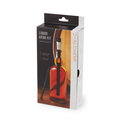 Alchemi Charred Liquor Kit and the Aging Barrels