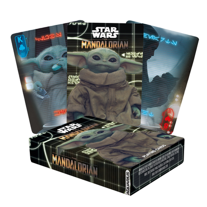 Star Wars Mandalorian Grogu Playing Cards deck by The Country Christmas Loft with Grogu art on Tampa Home & Garden Store