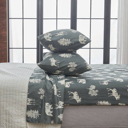 Lodge Printed Sheet Set and the Rustic Print