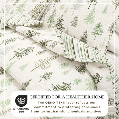 The Lodge Truckee and Evergreen Quilt Set