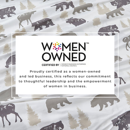 Lodge Printed Sheet Set and the Rustic Print