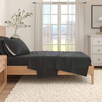 Soft and Natural Cotton Flannel Sheet Set