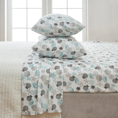 Lightweight Coastal Printed Sheet Set and Covers