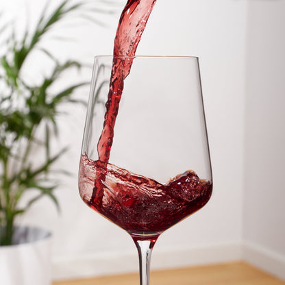 Reserve Inez Crystal Bordeaux Glasses Set of 4