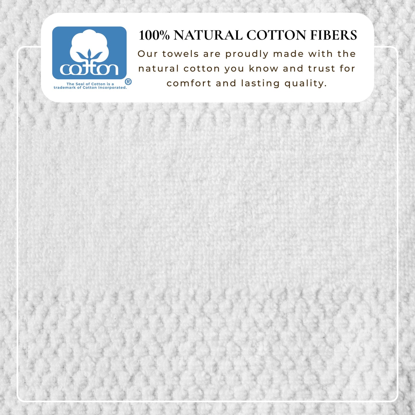 Pure Cotton Woven Bath Towel Set and a Soft Feel