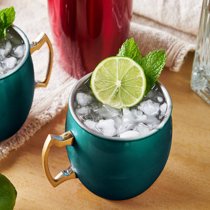 Emerald Moscow Mule Mug and the Holiday Beverage