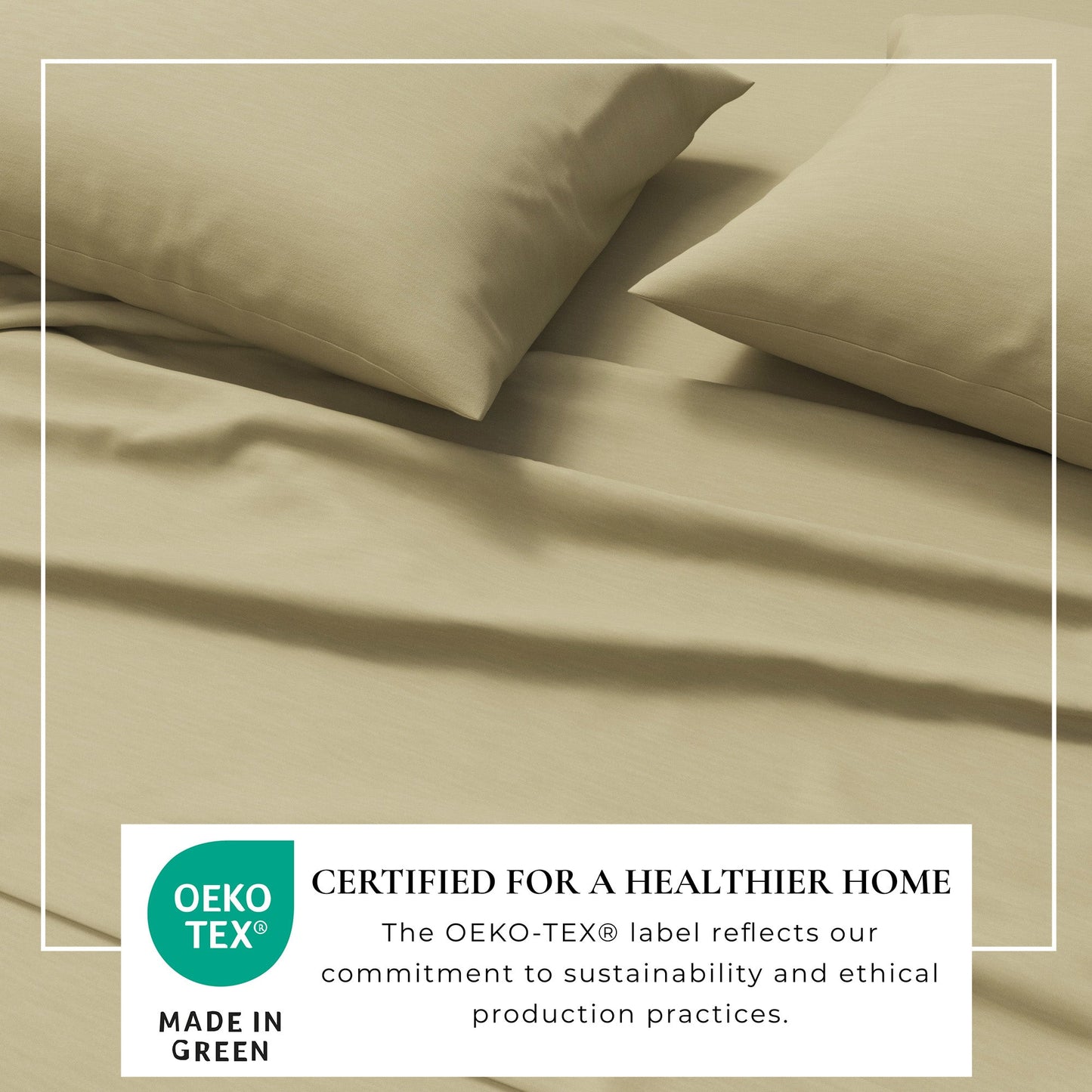 Heathered Jersey and Cotton Blend Bed Sheets