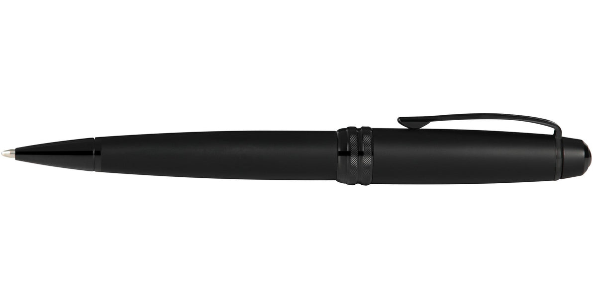 Bailey matte black lacquer ballpoint pen by A.T. Cross with clip on Tampa Home & Garden Store