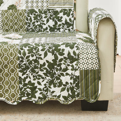 Reversible Floral Patchwork Furniture Cover