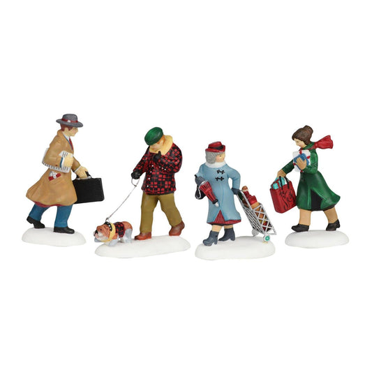 Department 56 Busy City Sidewalks - 4 Piece Set - Tampa Home & Garden Store