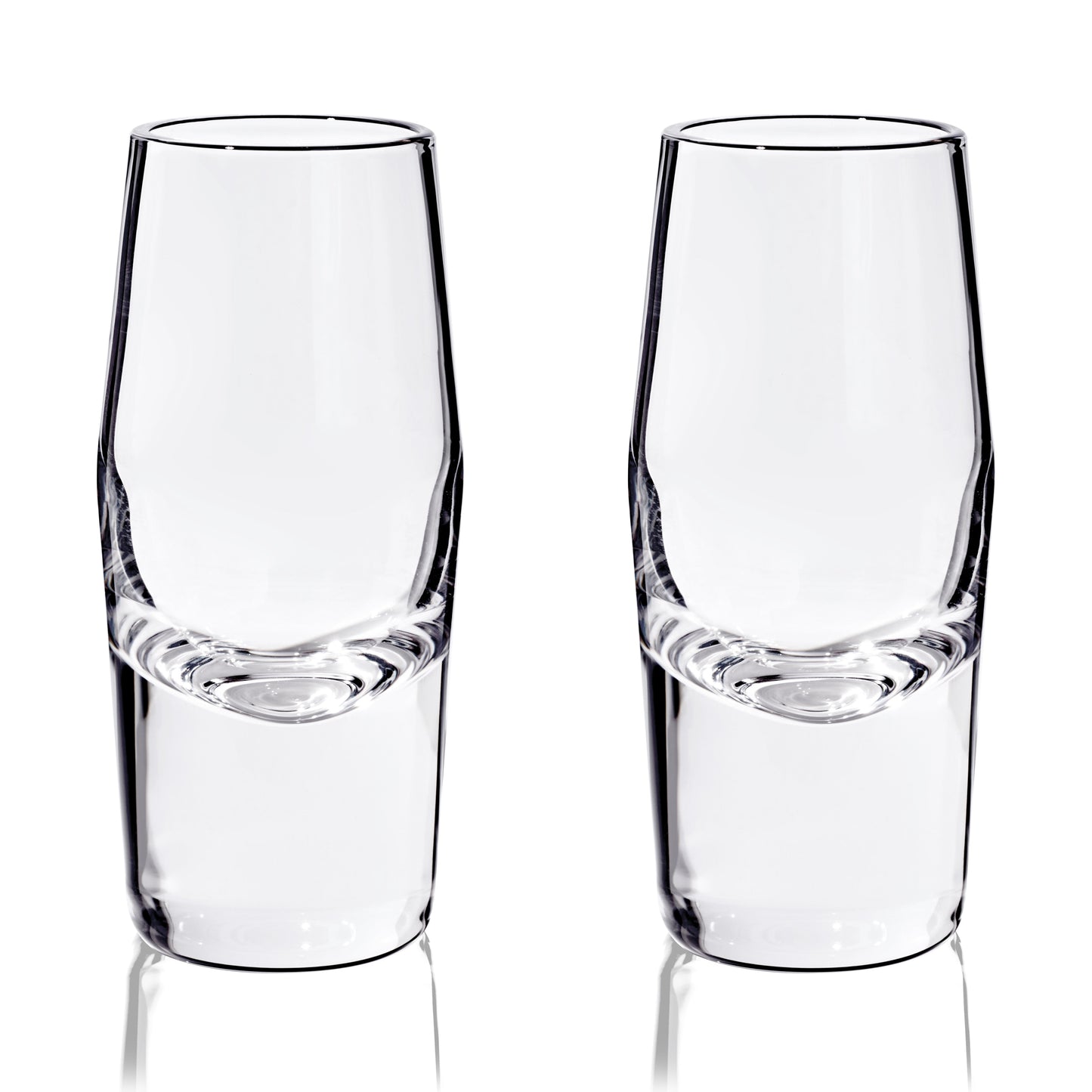 Raye Heavy Base Crystal Shot Glasses Set of 2