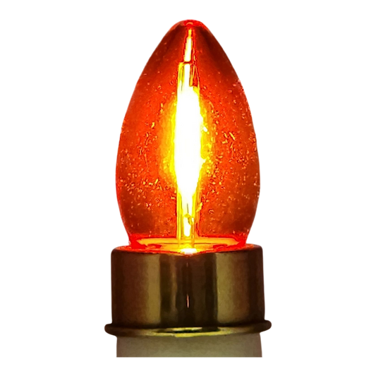 Bombilla LED C7 transparente - 110 voltios -