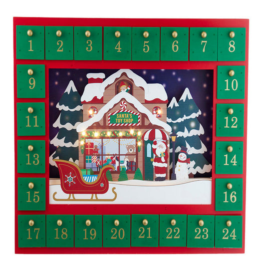 Illuminez la boutique de jouets du Père Noël - Calendrier de l'Avent