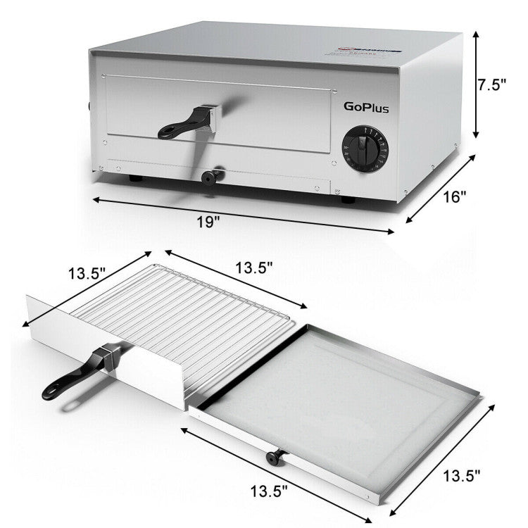 Bandeja de acero inoxidable para horno de pizza comercial