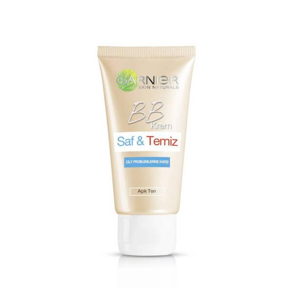 Garnier BB Cream tube beige packaging white cap visible logo Saf & Temiz on Tampa Home & Garden Store