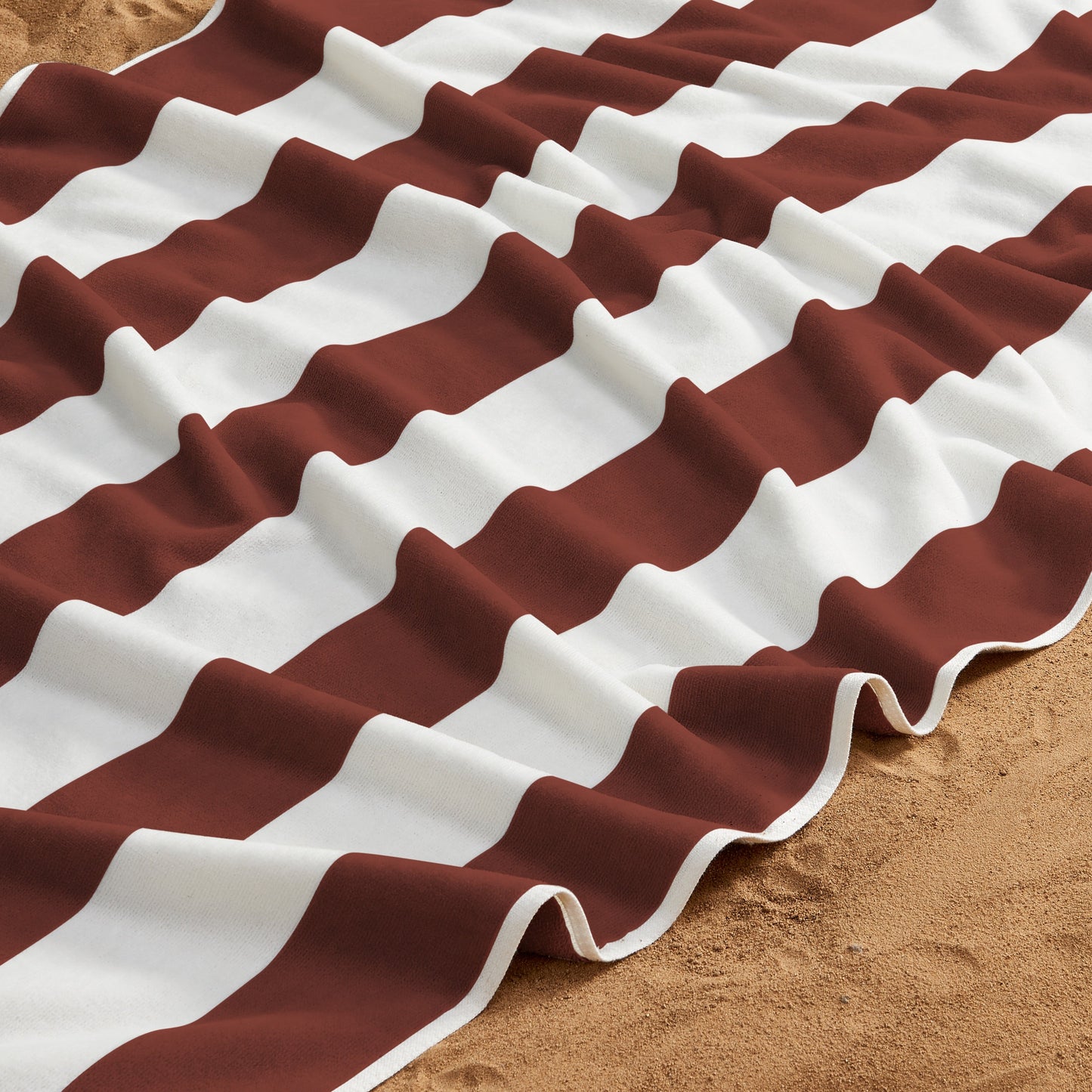 Striped Cabana Beach Towel and Soft Pastel Colors