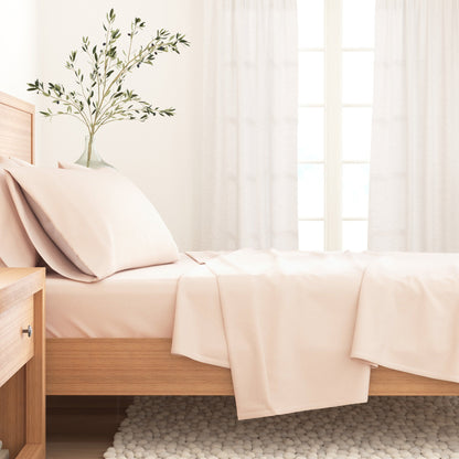 Soft and Natural Cotton Flannel Sheet Set