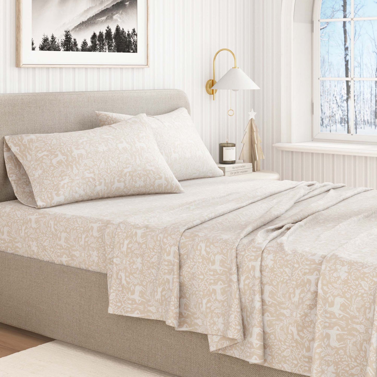 Turkish Cotton Sheet Set and Seasonal Prints