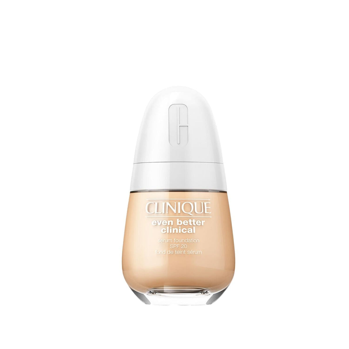 Clinique Even Better Clinical Serum Foundation SPF20 Bone shade in a glass bottle with white cap on Tampa Home & Garden Store