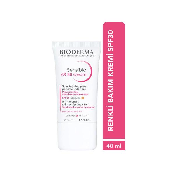 BB cream Bioderma Sensibio AR SPF30 foundation for redness relief on sensitive skin, 40 ml on Tampa Home & Garden Store