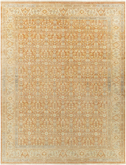 Wailea Area Rug - Clearance, rust and cream tones with an ornate motif, Boutique Rugs on Tampa Home & Garden Store